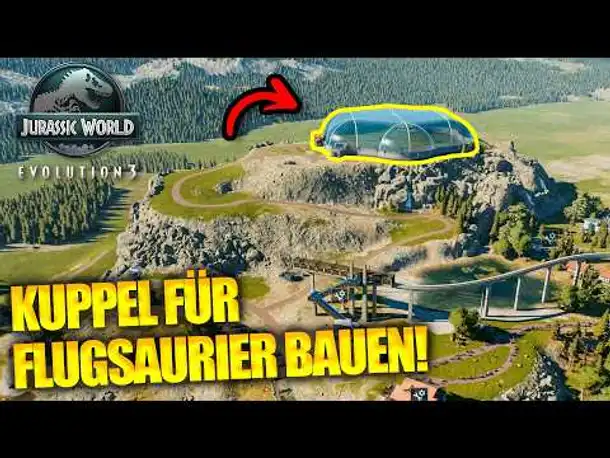 Flugsaurier Gehege auf Berggipfel bauen | Jurassic World Evolution 3