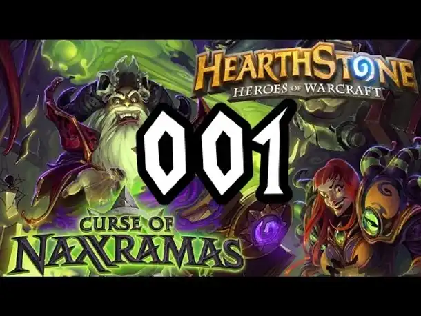 Let's Play Hearthstone Curse of Naxxramas #001 Arachnidenviertel (Addon Gameplay German Deutsch)