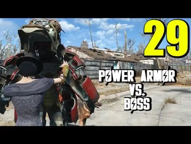 Fallout 4 Gameplay German #29 POWER ARMOR VS BOSS | Let's Play Deutsch