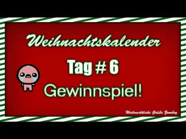 Zombey's Weihnachtskalender #6 - Gewinnspiel!
