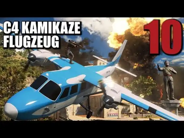 Just Cause 3 Gameplay German #10 C4 KAMIKAZE FLUGZEUG |  Let's Play Just Cause 3 Deutsch