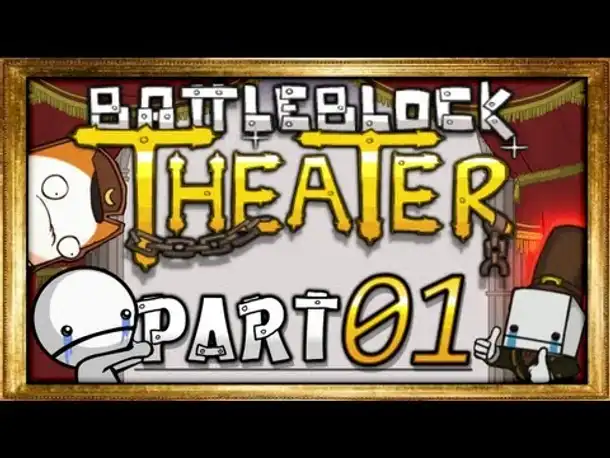 #01 -  Episches Intro! ಠ_ಠ - BattleBlock Theater (Together/Coop)