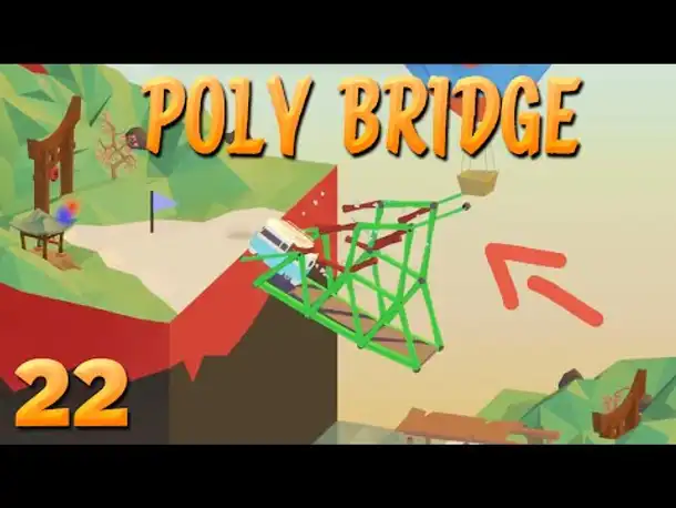 Fahrstuhl-Brücke! | 22 | POLY BRIDGE