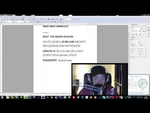 MAD MAX ABBRUCH | BEAT THE BEAM SESSION HEUTE!