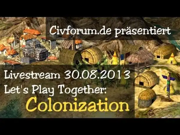 Teaser Liveabend Colonization | 30.08.2013