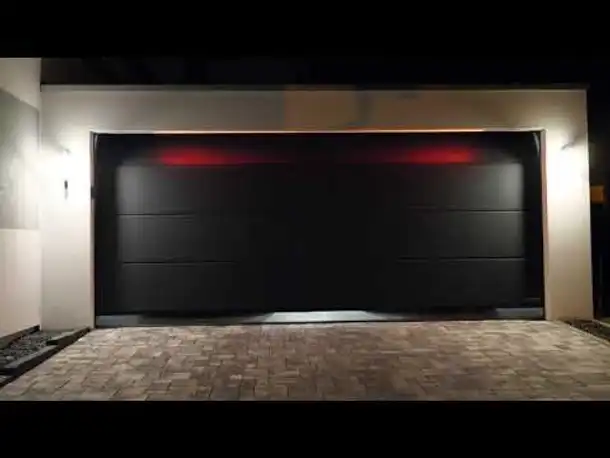 Beleuchtung Garagensturz mit WLED Pixel Controller und Loxone