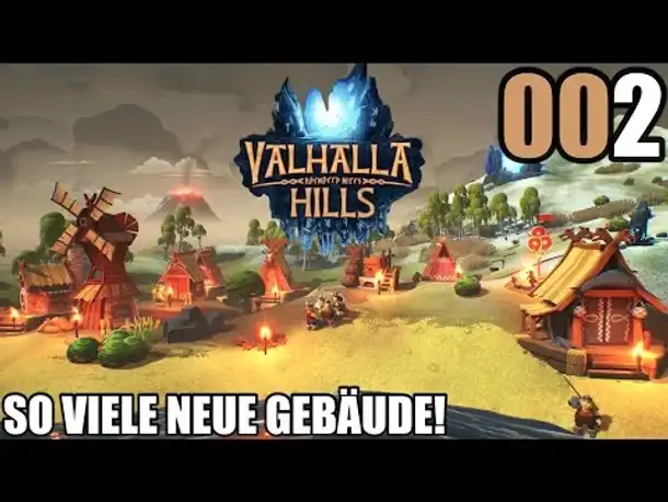 Let's Play Valhalla Hills #002 Viele neue Gebäude! | Gameplay German Deutsch