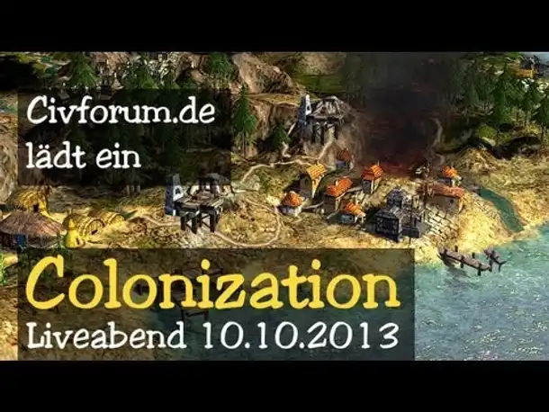 Teaser Liveabend Colonization | 10.10.2013
