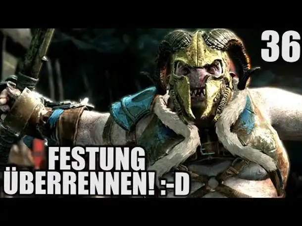 Mittelerde: Schatten des Krieges #36 Festung überrennen | Shadow of War Gameplay German