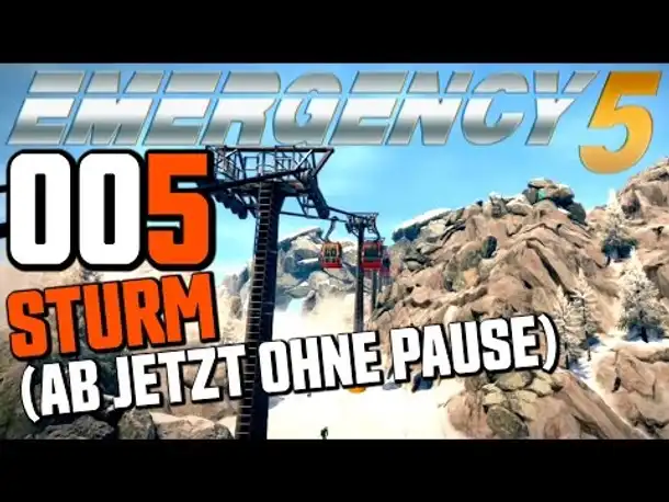 Emergency 5 Deutsch Let's Play #005 Sturm  (Emergency 5 Kampagne Gameplay German)