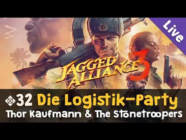 #32: Die Logistik-Party ✦ Let's Play Jagged Alliance 3 / Blind / Ironman (Livestream-Aufzeichnung)