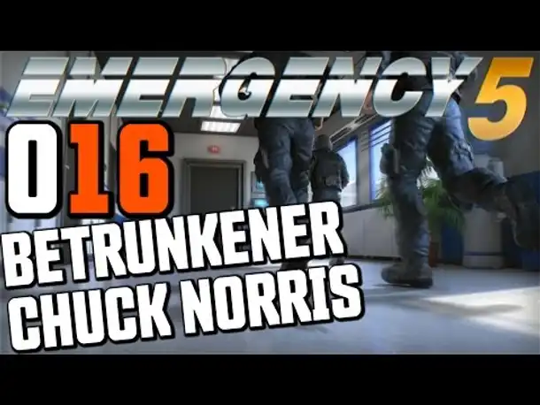 Let's Play Emergency 5 Deutsch #016 Betrunkener Chuck Norris (Emergency 5 Kampagne Gameplay German)