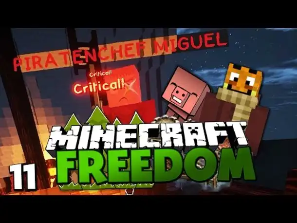 KAMPF GEGEN WILDE PIRATEN! & EINE TÖDLICHE NACHRICHT! ✪ Minecraft FREEDOM #11