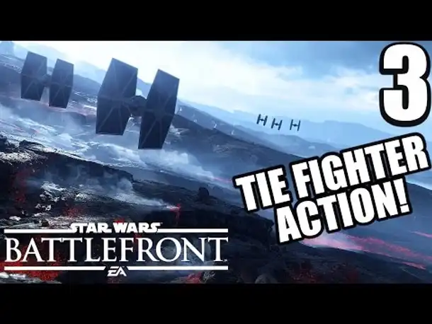 Let's Play Star Wars Battlefront Gameplay German Beta #3 TIE Fighter | Deutsch PC 60fps