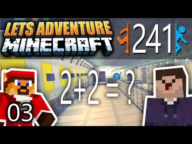 Die schwerste aller Aufgaben, Mathe! | 03 | Let's Adventure Minecraft - 241