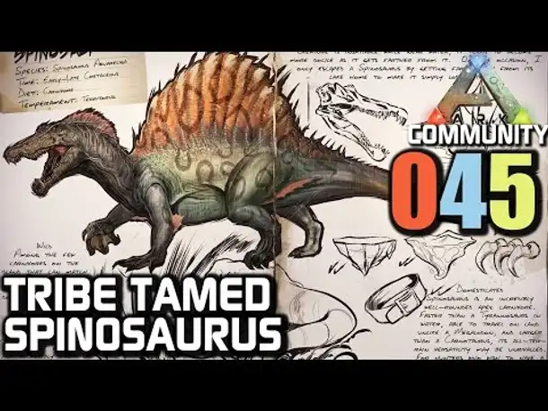 Ark Survival Evolved Gameplay German | #045 Tribe tamed Spino | Let's Play Deutsch