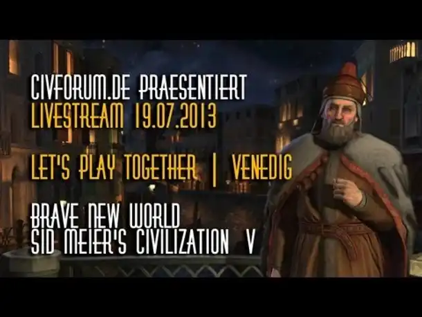 Teaser Livestream Brave New World - Venedig | 19.07.2013