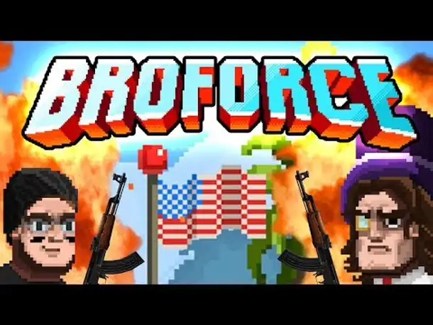 BROFORCE #01 - EXPLOSIONEN FÜR MURICA! ☆ Let's Play BroForce