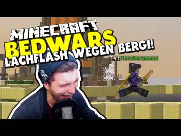 LACHFLASH WEGEN "OPA BERGMANN" -  ✪ Minecraft Bedwars Woche Tag 96 mit Herr Bergmann