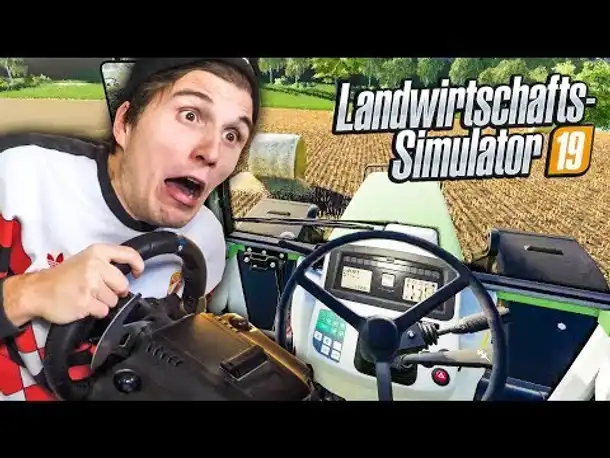 Mein ERSTES mal LS19 mit LENKRAD + PEDAL | Landwirtschafts Simulator 2019 #14