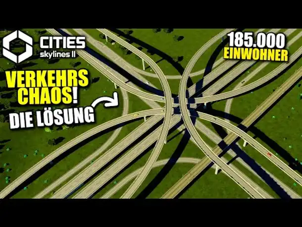 Riesiges Autobahnkreuz gegen Verkehrschaos! | Cities Skylines 2