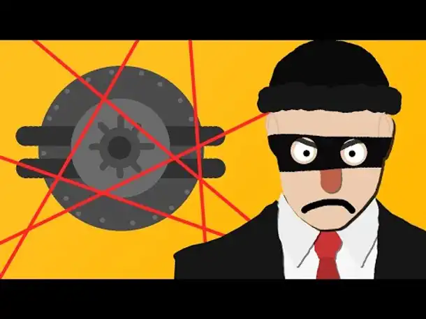 Zombey bricht in eine Bank ein.