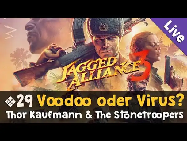 #29: Voodoo oder Virus? ✦ Let's Play Jagged Alliance 3 / Blind / Ironman (Livestream-Aufzeichnung)