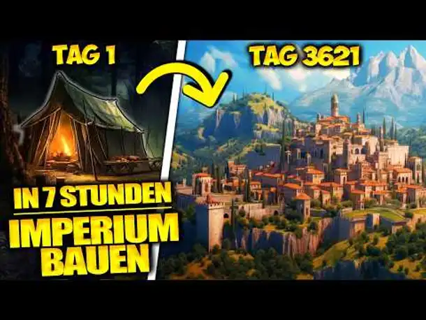 Ich baue eine Mega-Festung im antiken Rom