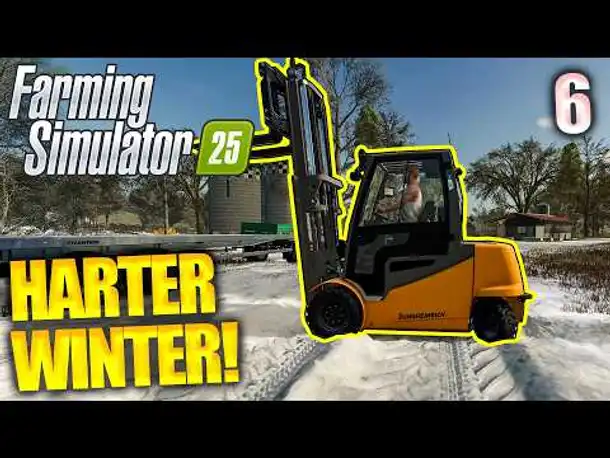Fahrzeuge stecken fest im Tiefschnee! | Farming Simulator 25