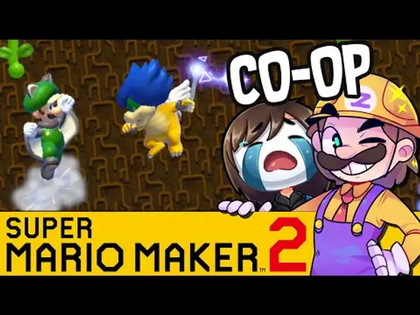 Ludwigs Wald-Festung! | SUPER MARIO MAKER 2 Coop