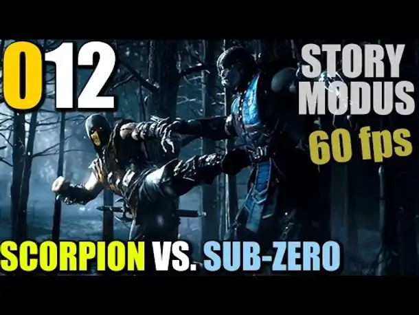 Mortal Kombat X Gameplay German PS4 Story Mode #012 Scorpion vs. Sub-Zero |  Let's Play Deutsch