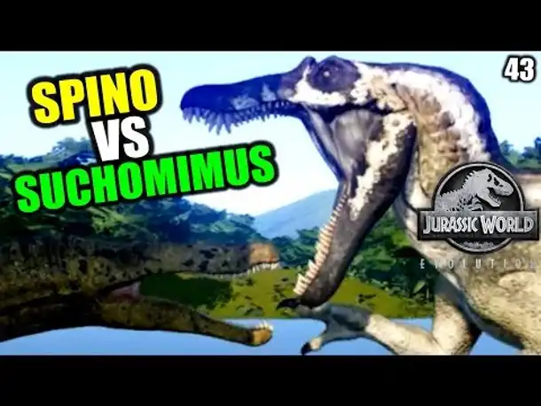 Jurassic World Evolution Deutsch #43 ► Spino vs Suchomimus ◄| Let's Play Gameplay German