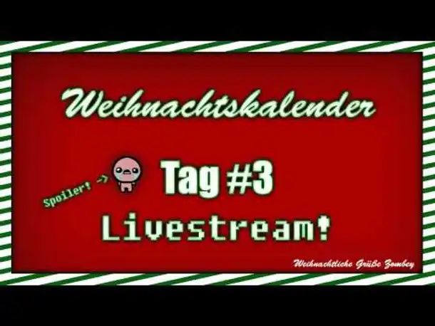 Zombey's Weihnachtskalender #3 - Livestream