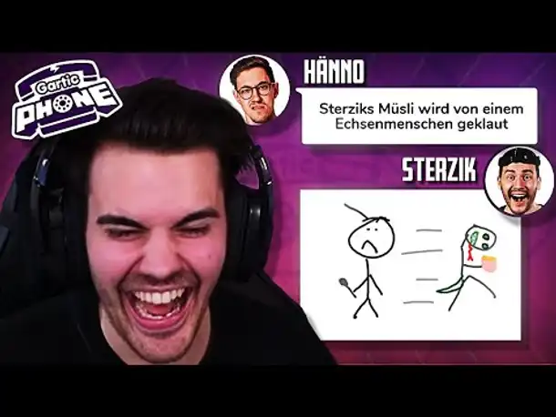 Echsenmensch klaut @Sterzik Müsli | Gartic Phone | SÜLZE 034