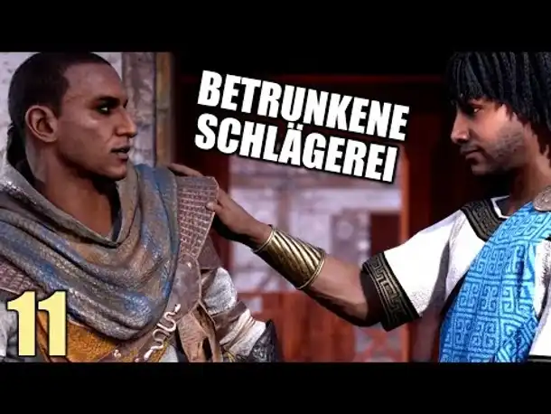 Assassin's Creed Origins Gameplay German #11 Betrunkene Schlägerei | Let's Play Deutsch