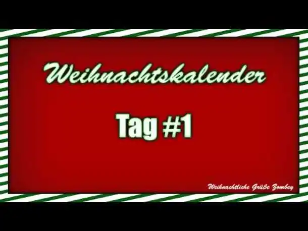 Zombey's Weihnachtskalender #1 - Infos!
