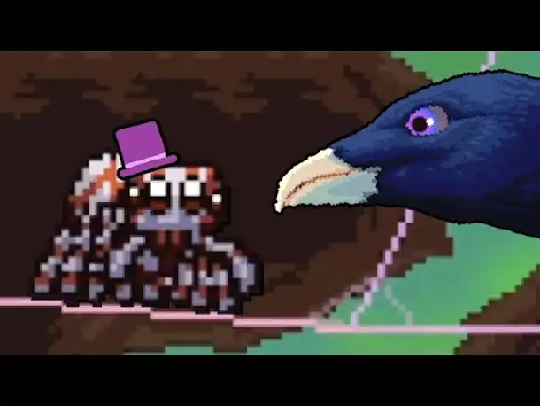 Zombey ist eine kleine Spinne.