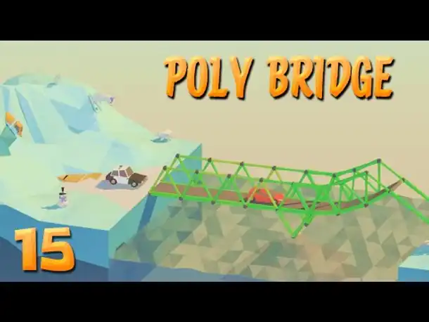 Winter-Brückenbau! | 15 | POLY BRIDGE