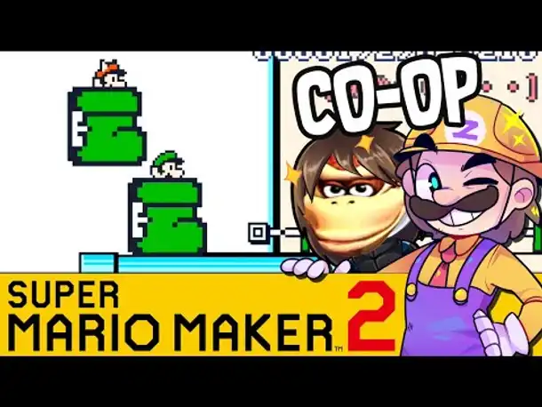 Donkey Kong Spiel in Mario! | SUPER MARIO MAKER 2 Coop