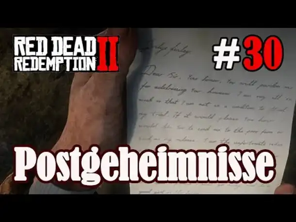 Let's Play Red Dead Redemption 2 #30: Postgeheimnisse [Frei] (Slow-, Long- & Roleplay)