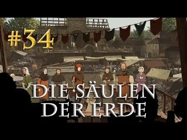Let's Play Die Säulen der Erde #34 [Buch 2] - Der Wollmarkt (Blind / Pillars of the Earth)