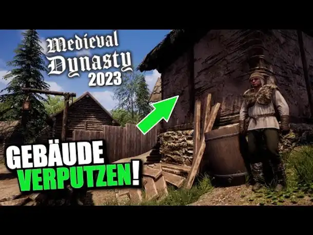 Verputzen macht die Häuser schön! 😍 | Medieval Dynasty 2023 | #9