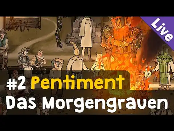 #2: Das Morgengrauen ✦ Let's Play Pentiment (Blind / Livestream-Aufzeichnung)