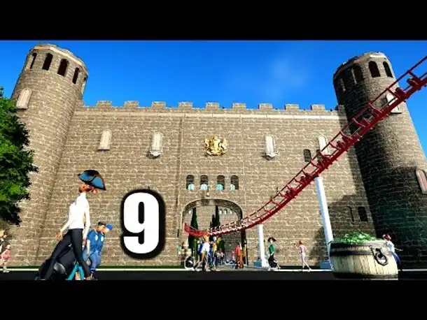Planet Coaster (Alpha Phase 1) #9 BURG SELBST BAUEN || Let's Play Deutsch | Gameplay German