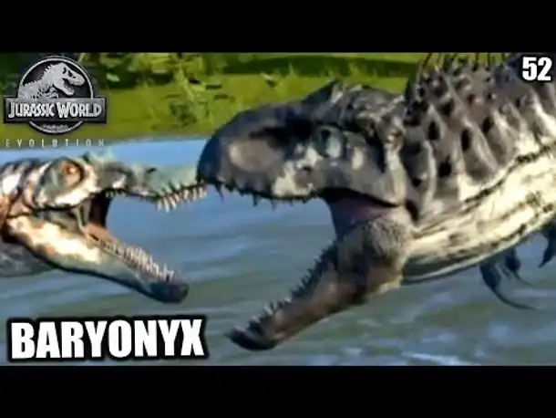 Jurassic World Evolution Deutsch #52 ► Spino vs. Indom Rex & Baryonyx ◄| Let's Play Gameplay German