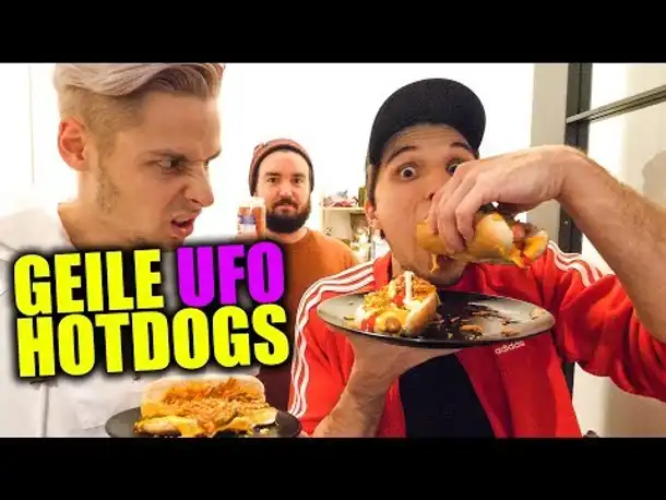 Leckere UFO Hotdogs aus der Mikrowelle