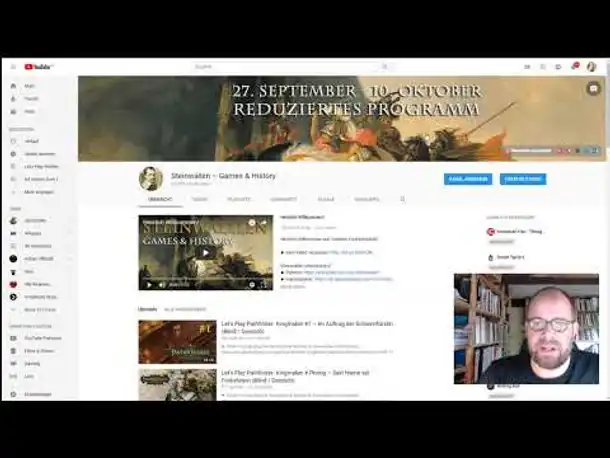 Reduziertes Programm bis zum 10.10. +++ Pathfinder läuft weiter +++ Herrenabend findet statt