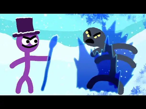 Zombey friert seine Feinde ein.