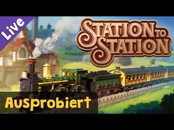 Ausprobiert: Station to Station ✦ Demo (Steam Next Fest) ✦ Blind / Livestreamaufzeichnung