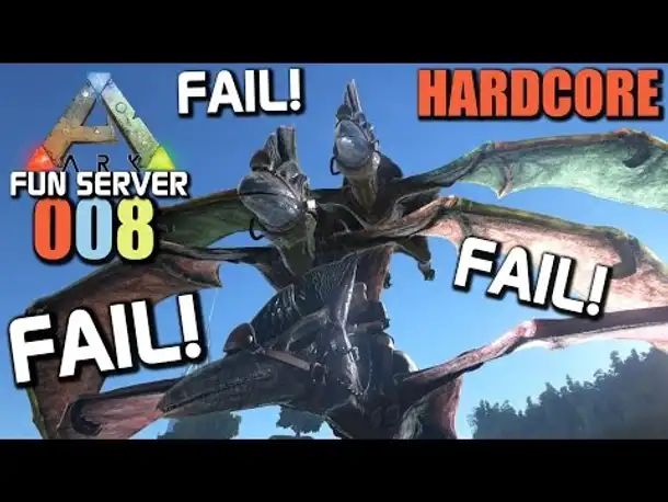 Ark Survival Evolved Fun Server #008 FAIL, FAIL, FAIL :-D | Let's Play Gameplay German Deutsch